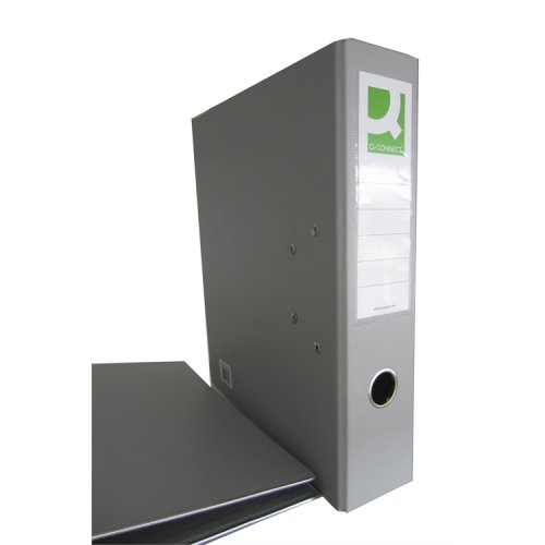 Mappi Q-CONNECT+ 750 A4 metallivahvike harmaa, hinta 1,98€