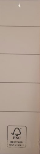 Mappietiketti 29 x 112 mm /10, hinta 0,52€