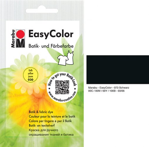 MARABU EASYCOLOR BATIIKKIVÄRI 25G MUSTA, hinta 3,71€