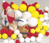 Massapallo 18 mm valkoinen /200