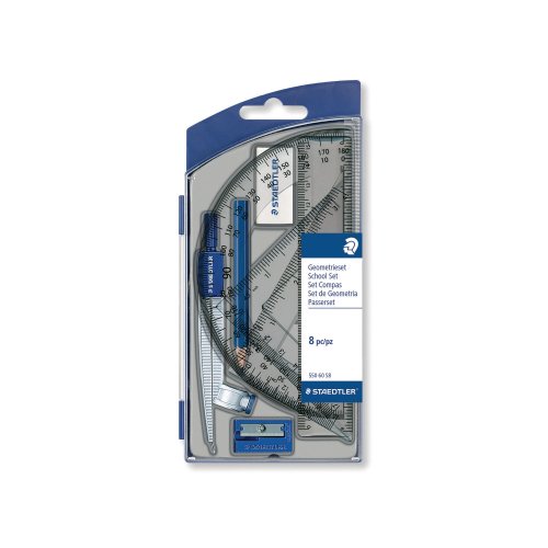 Matematiikkasetti Staedtler 8-osainen, hinta 14,19€