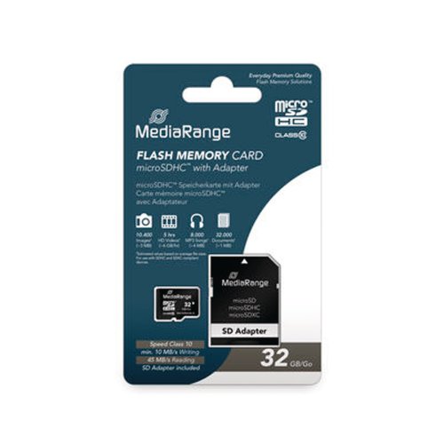 Mediarange microsdhc 32gb, hinta 53,17€