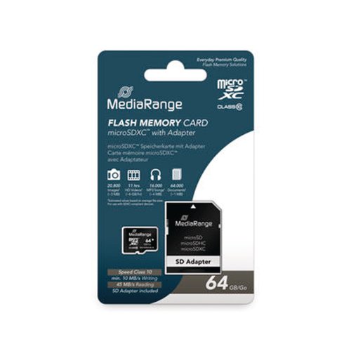 Mediarange microsdhc 64gb, hinta 59,89€