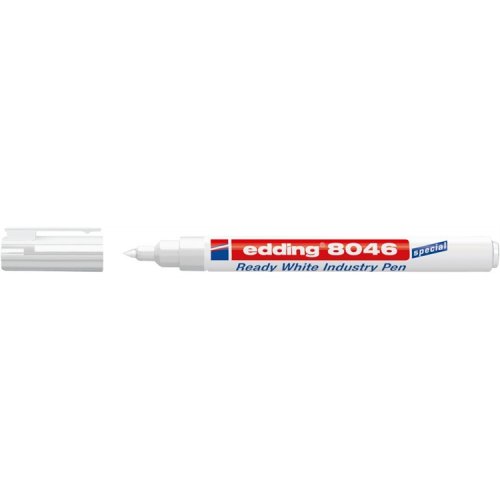 Merkintäkynä edding 8046 Ready White 1-3 mm valkoinen, hinta 4,17€