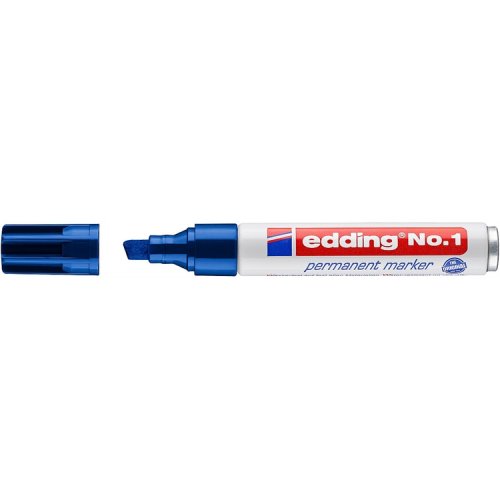 Merkintäkynä edding No.1 pysyvä sininen, hinta 1,45€