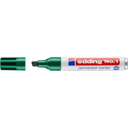 Merkintäkynä edding No.1 pysyvä vihreä, hinta 1,45€