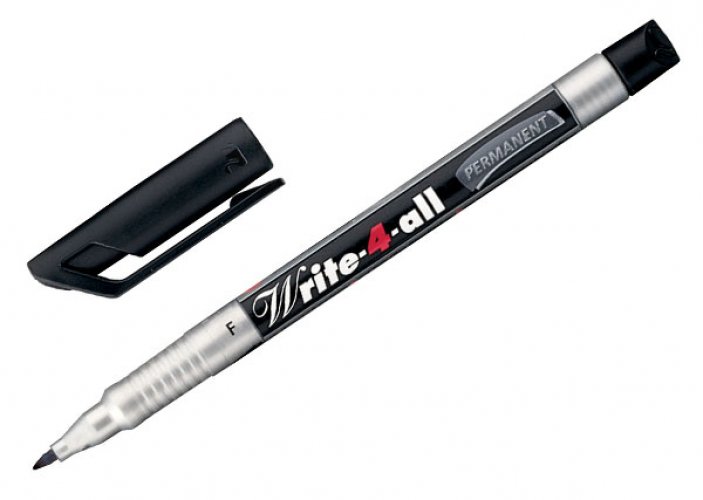 Merkintäkynä Stabilo Write-4-All fine musta, hinta 0,97€