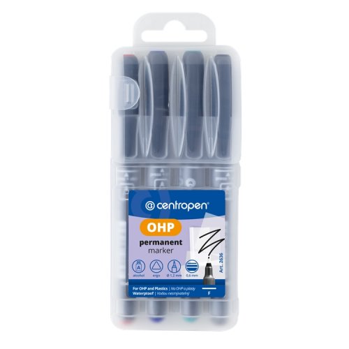 Merkkauskynä Centropen 2636 fine spriiliukoinen värilaj /4, hinta 2,71€