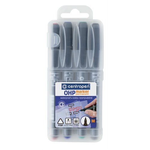 Merkkauskynä Centropen 2637 medium spriiliukoinen värilaj /4, hinta 2,71€