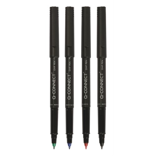 Merkkauskynä Q-CONNECT F pysyvä muste 4 väriä, hinta 1,83€