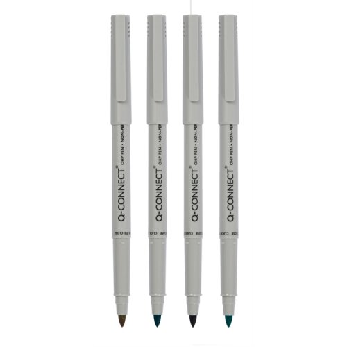 Merkkauskynä Q-CONNECT F vesiliukoinen muste 4 väriä, hinta 1,83€