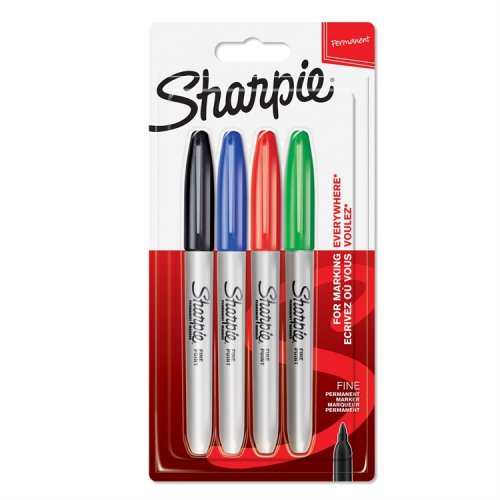 Merkkauskynä Sharpie Fine värilajitelma /4, hinta 7,51€