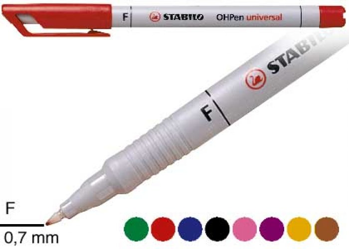 Merkkauskynä STABILO OHPen fine vesiliukoinen vihreä, hinta 0,66€