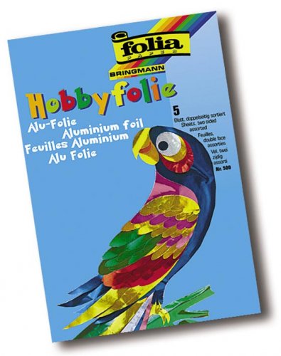 Metallifolio Folia 19 x 30 cm värilajitelma /5, hinta 3,35€