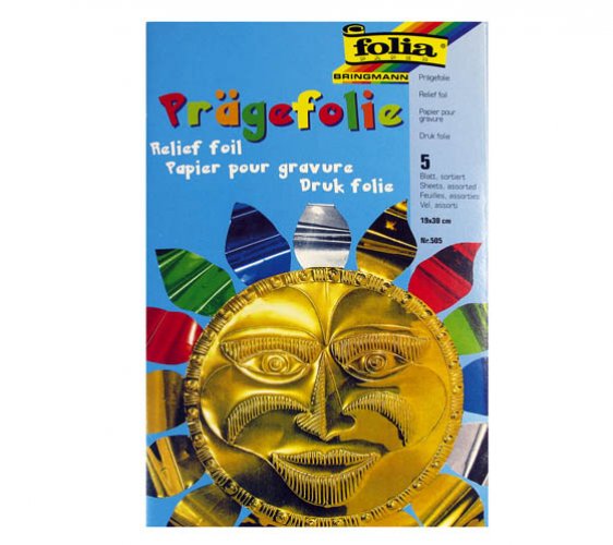 Metalliohkolevy Folia 19 x 30 cm värilajitelma /5, hinta 5,13€
