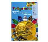 Metalliohkolevy Folia 19 x 30 cm värilajitelma /5