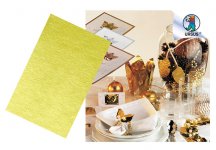 Metalliohkolevy Folia 19 x 30 cm kulta /5