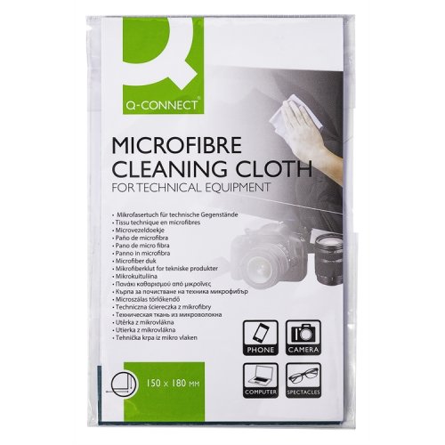 Mikrokuituliina elektroniikalle Q-CONNECT 150 x 180 mm, hinta 1,51€