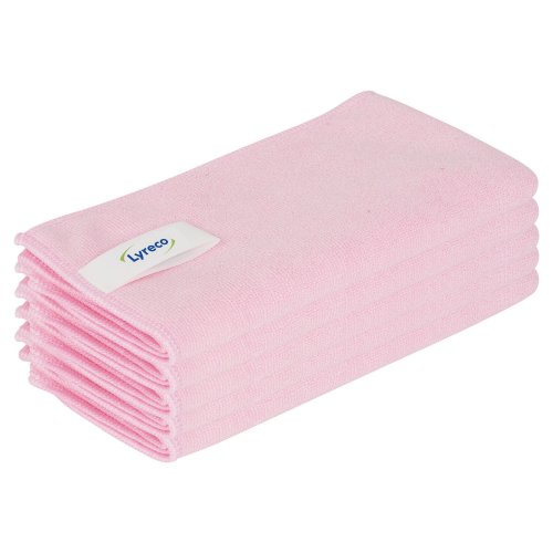 Mikrokuituliina Lyreco pro 40 x 40cm punainen 5kpl, hinta 20,55€