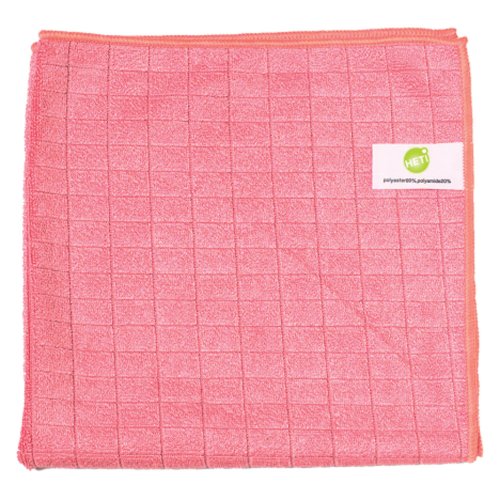 Mikrokuitupyyhe Heti ruutu punainen 10kpl, hinta 23,44€