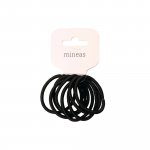 Mineas hiuslenkki basic musta 8kpl
