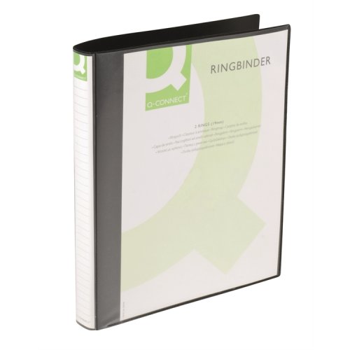 Minimappi Q-CONNECT A4 PP musta, hinta 1,81€