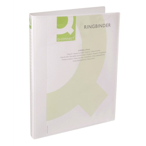 Minimappi Q-CONNECT A4 PP valkoinen, hinta 1,81€