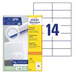 Monikäyttötarra Avery 3653 105 x 42,3 mm /1400