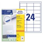 Monikäyttötarra Avery 3658 64,6 x 33,8 mm /2400