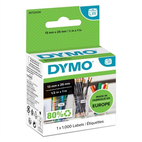 Monikäyttötarra DYMO LabelWriter 25 x 13 mm /1000, hinta 13,06€