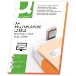 Monikäyttötarra Q-CONNECT 199,6 x 289 mm /100