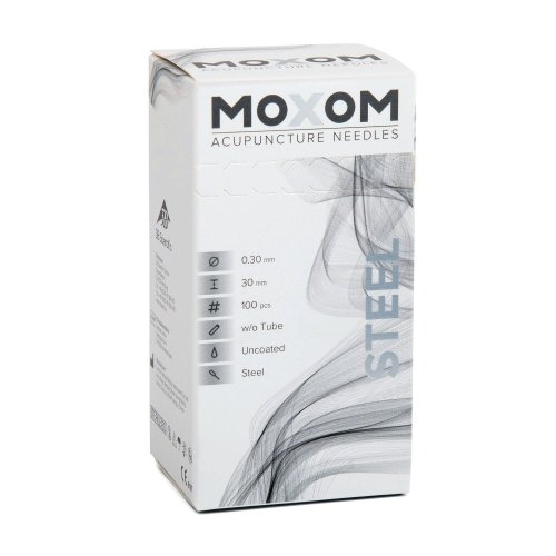 Akupunktioneula Moxom steel 0,30 x 30mm 100kpl, hinta 6,06€
