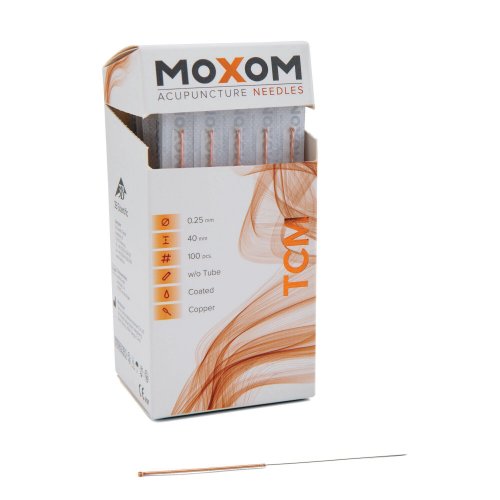Akupunktioneula Moxom tcm silikoni 0,25 x 40mm 100kpl, hinta 7,21€