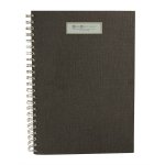 Muistikirja Bigso A4 musta 180 sivua