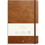 Muistikirja Burde Notebook Deluxe ruskea A5