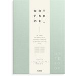 Muistikirja Burde Notebook Textile sidottu viivat A5