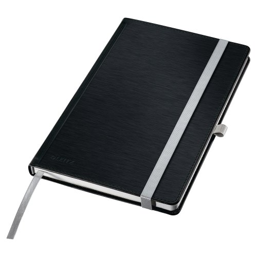 Muistikirja Leitz style kovakantinen a5 viivoitettu musta, hinta 19,63€