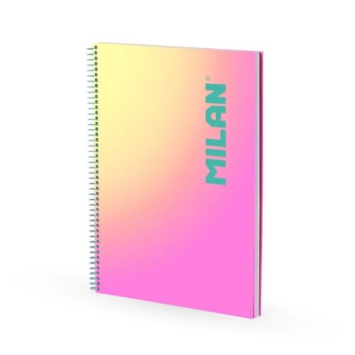 Muistikirja MILAN Sunset A4 ruudutettu pinkki 90 sivua, hinta 6,21€