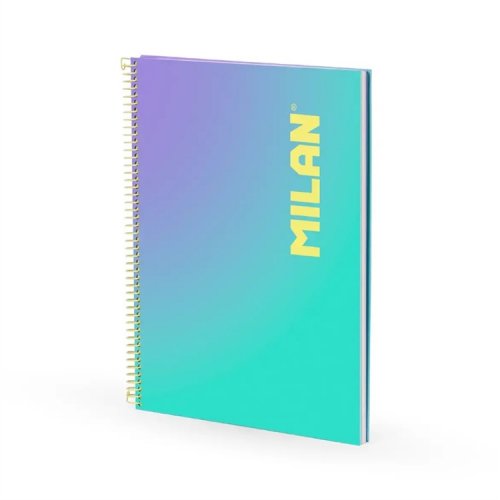 Muistikirja MILAN Sunset A4 ruudutettu turkoosi 90 sivua, hinta 6,21€