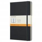 Muistikirja Moleskine kovakantinen 13x21cm viivoitettu musta 240s