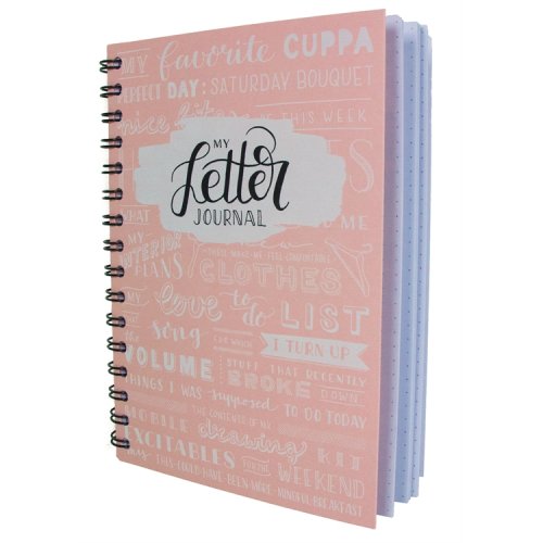 Muistikirja My Letter Journal vaaleanpunainen Blossom, hinta 5,16€