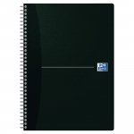 Muistikirja Oxford smart black a4 pehmeät kannet viivoitettu 180s