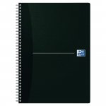 Muistikirja Oxford smart black a4 pehmeät kannet viivoitettu 180s