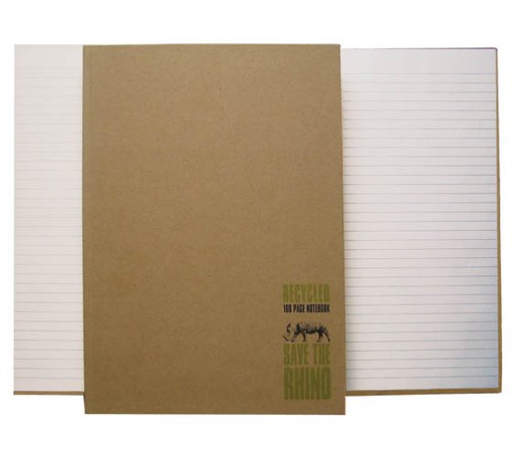 Muistikirja Rhino A4 viivoitettu 160 sivua, hinta 5,11€