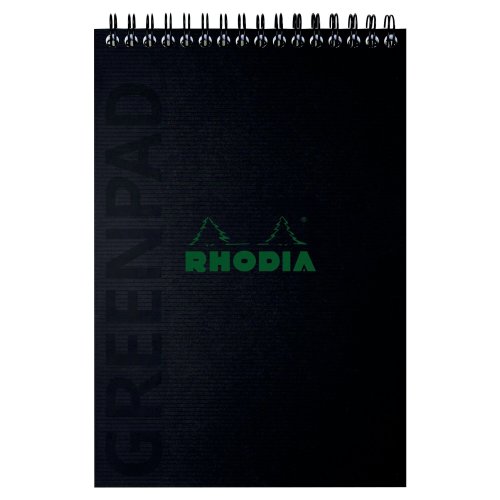 Muistikirja Rhodia greenpad pehmeäkantinen a5/80 viivoilla + marginaali, hinta 3,77€