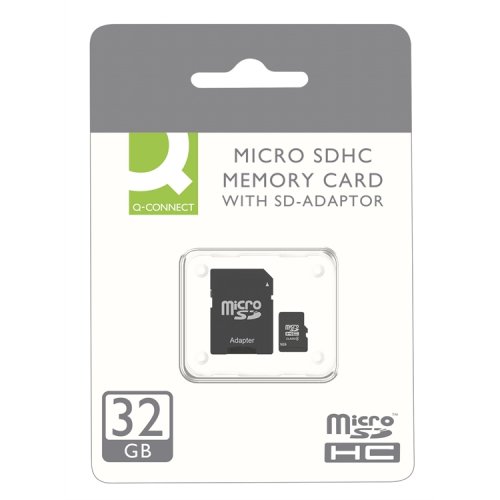 Muistikortti Q-CONNECT Micro SDHC 32 GB Class 10, hinta 5,28€