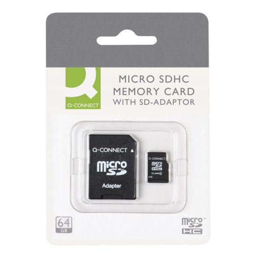 Muistikortti Q-CONNECT Micro SDHC 64 GB Class 10, hinta 9,01€