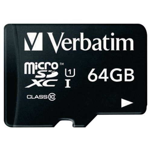 Muistikortti Verbatim microsdhc 64gb class 10 adapterilla, hinta 20€