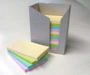 Muistilappu Eco 76x127mm värilajitelma