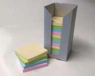 Muistilappu Eco 76x76mm värilajitelma